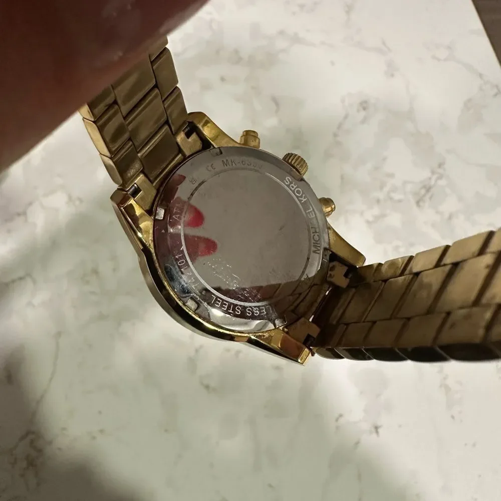 Michael Kors Radiant Gold Chronograph Watch